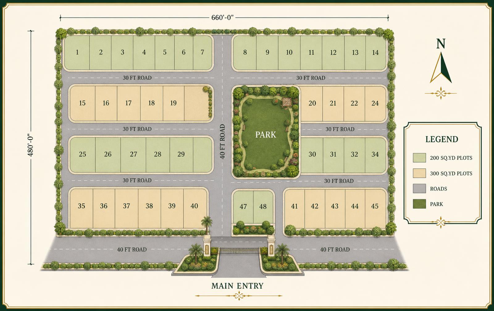 Adithya Venture layout plan